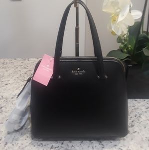 Kate Spade New York Patterson Drive Medium Dome Crossbody Satchel Black NWT